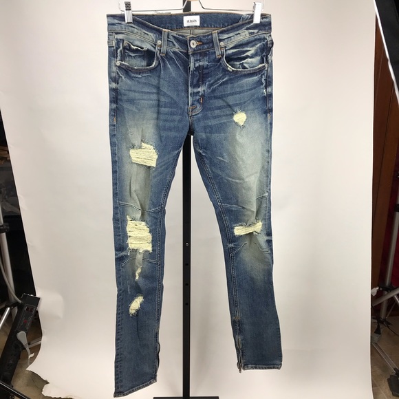Hudson Jeans Other - Hudson Vaughn Skinny Ankle Zip Method Distressed